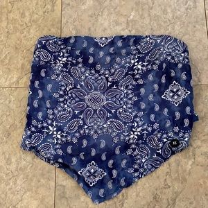 Hollister Bandana Tube Top
